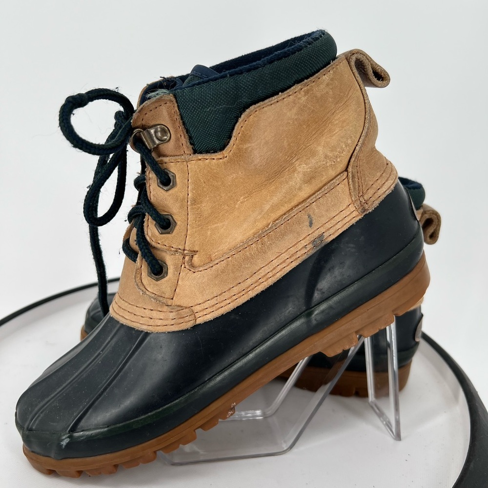 G. H. BASS GLACIAL DUCK BOOTS WATERPROOF WITH LEATHER AND RUBBER UPPER - Picture 3 of 10
